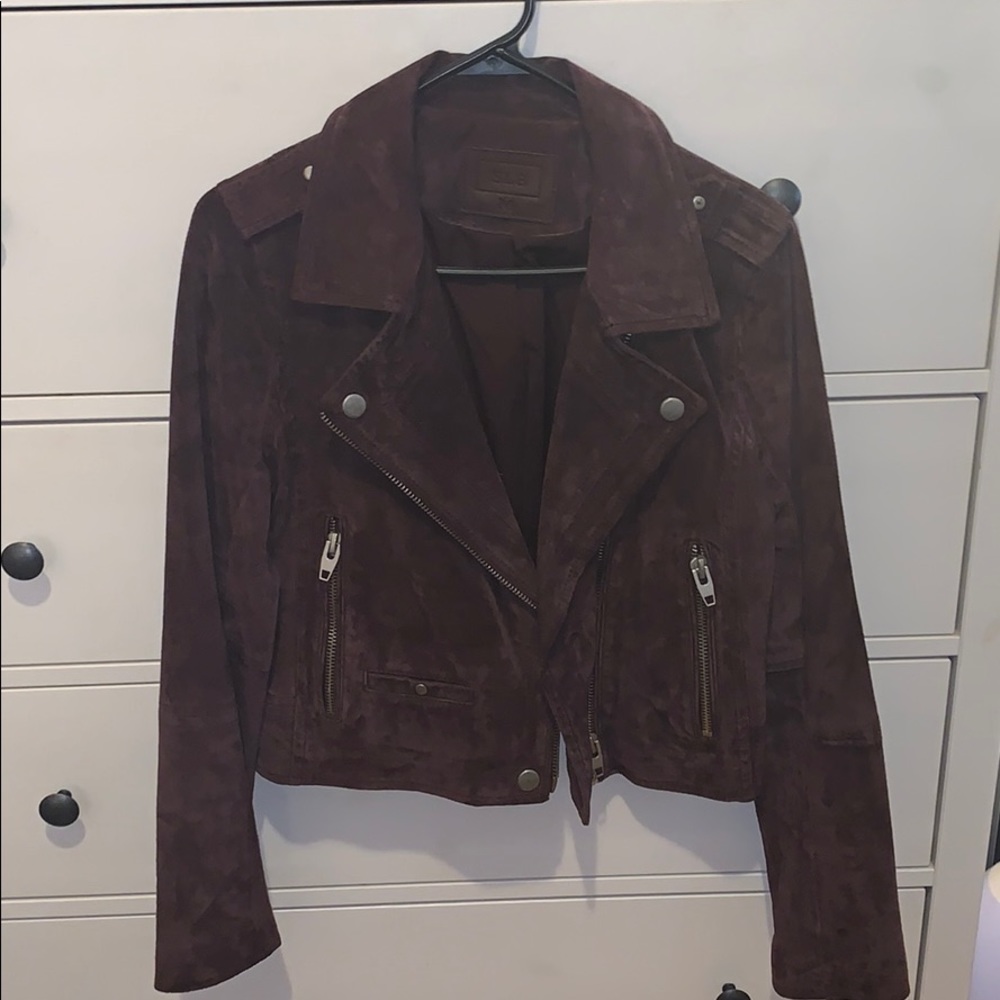 SL8 by Blank NYC Suede Moto Jacket